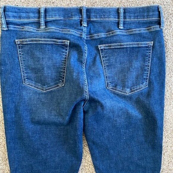 OLD NAVY Men's Distressed Slim Built-In Flex Denim Blue Jeans 39 - Picture 8 of 9